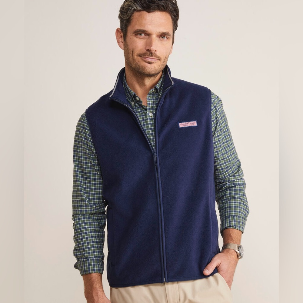 Vineyard Vines Harbor Fleece Vest